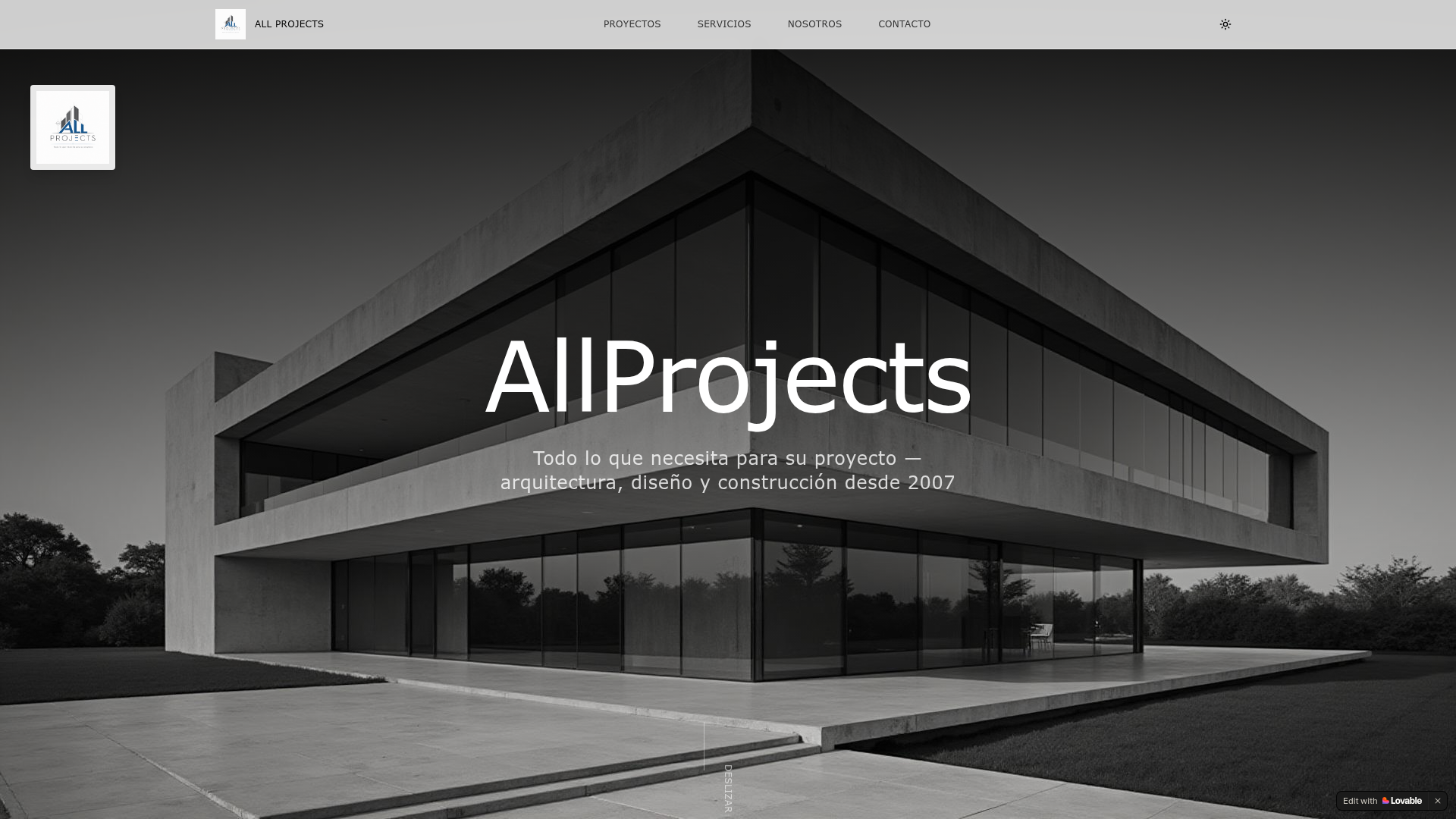 AllProjects — Architecture & Construction Site